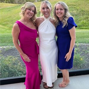 Show me your mumu jasmine halter midi dress, ivory